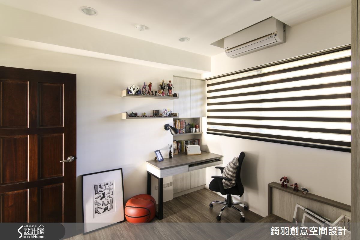 25坪新成屋(5年以下)＿鄉村風書房案例圖片＿錡羽創意空間設計＿錡羽_09之8