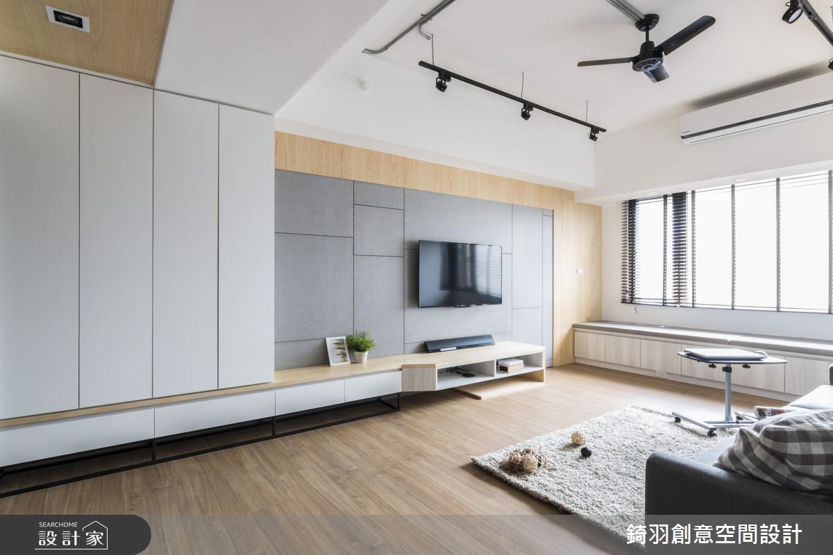 30坪老屋(16~30年)＿工業風客廳臥榻案例圖片＿錡羽創意空間設計＿錡羽_10之1