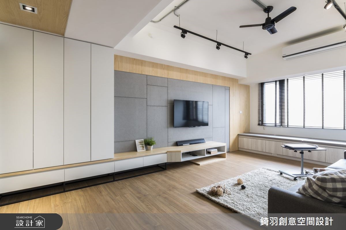 30坪老屋(16~30年)＿工業風客廳案例圖片＿錡羽創意空間設計＿錡羽_10之2