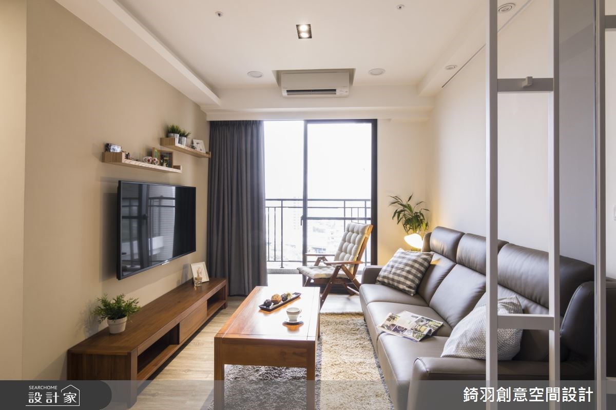 15坪新成屋(5年以下)＿北歐風客廳案例圖片＿錡羽創意空間設計＿錡羽_11之2