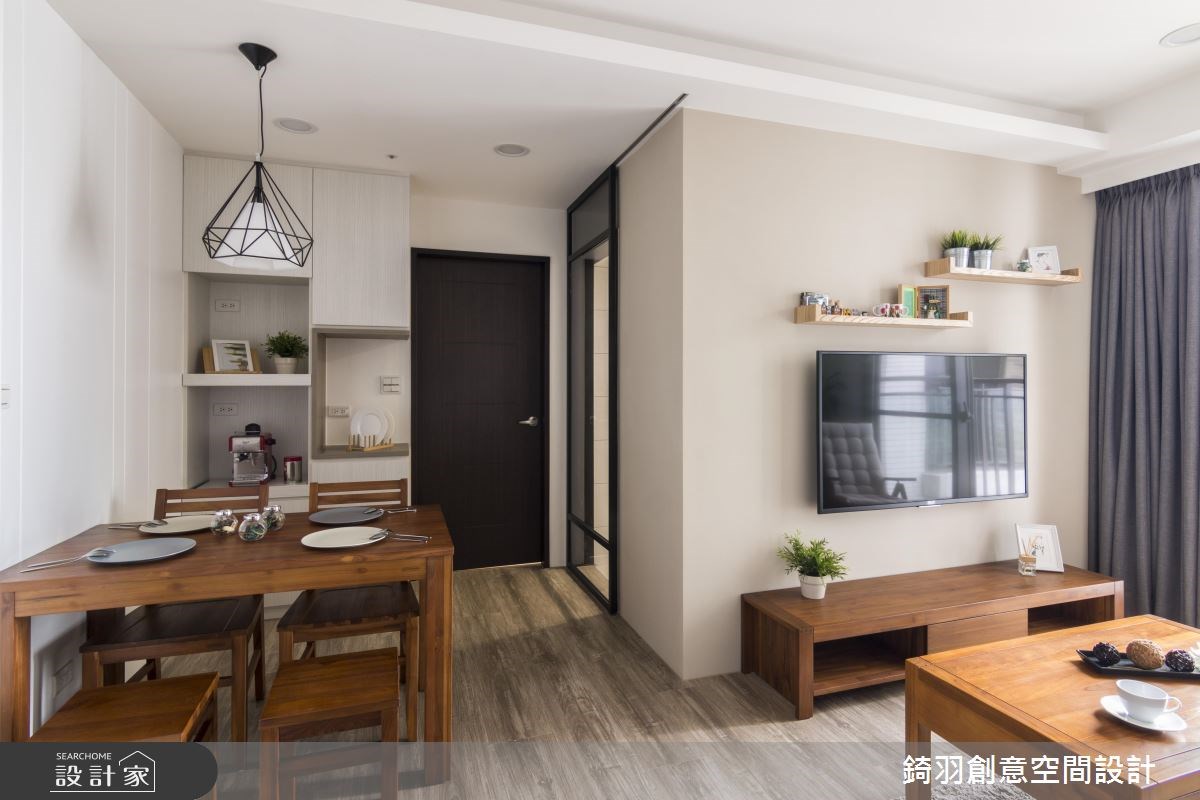 15坪新成屋(5年以下)＿北歐風餐廳走廊案例圖片＿錡羽創意空間設計＿錡羽_11之3