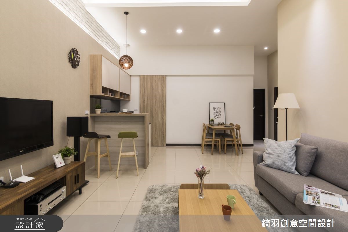 30坪新成屋(5年以下)＿北歐風餐廳吧檯案例圖片＿錡羽創意空間設計＿錡羽_12之5