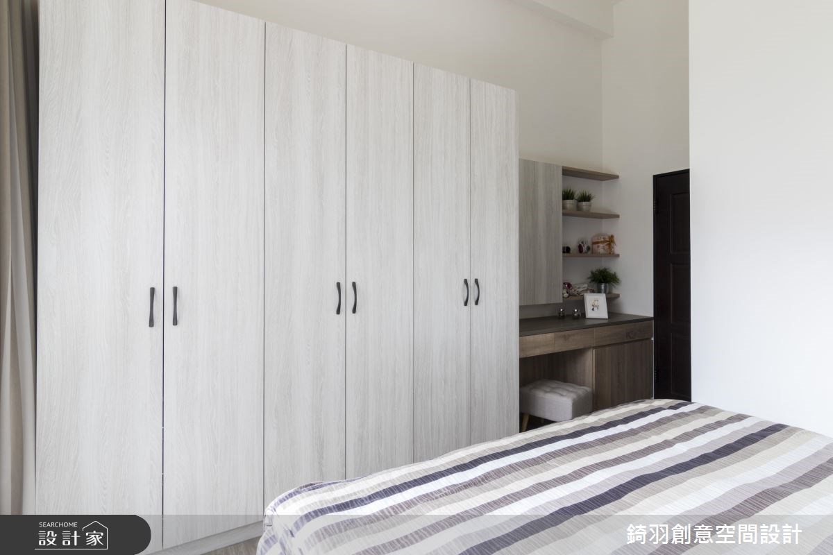 30坪新成屋(5年以下)＿北歐風臥室案例圖片＿錡羽創意空間設計＿錡羽_12之7