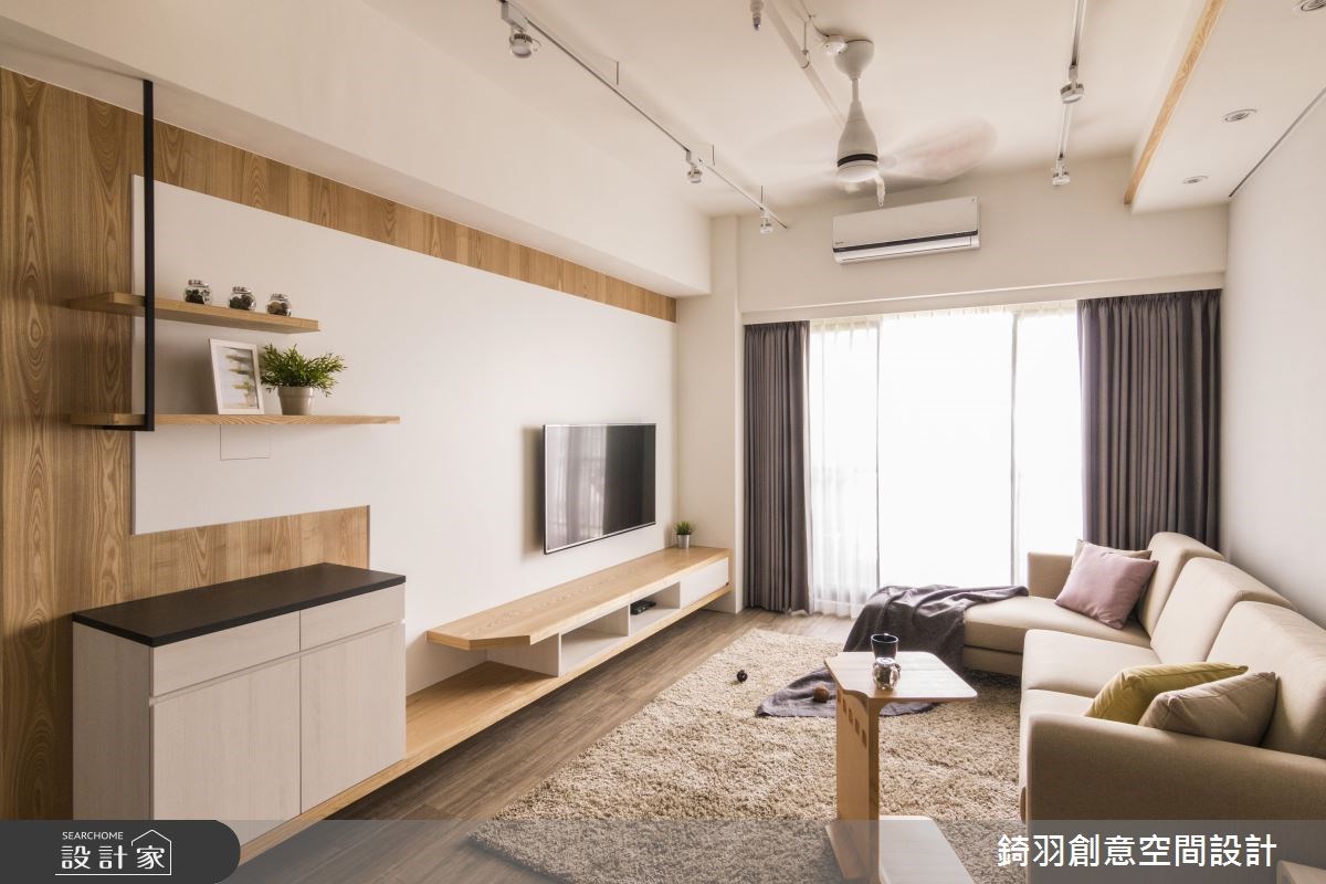 25坪新成屋(5年以下)＿北歐風客廳案例圖片＿錡羽創意空間設計＿錡羽_14之2