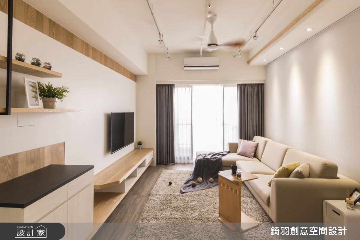 25坪新成屋(5年以下)＿北歐風客廳案例圖片＿錡羽創意空間設計＿錡羽_14之3
