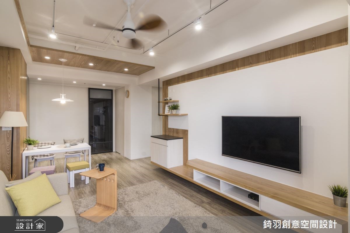 25坪新成屋(5年以下)＿北歐風客廳案例圖片＿錡羽創意空間設計＿錡羽_14之5