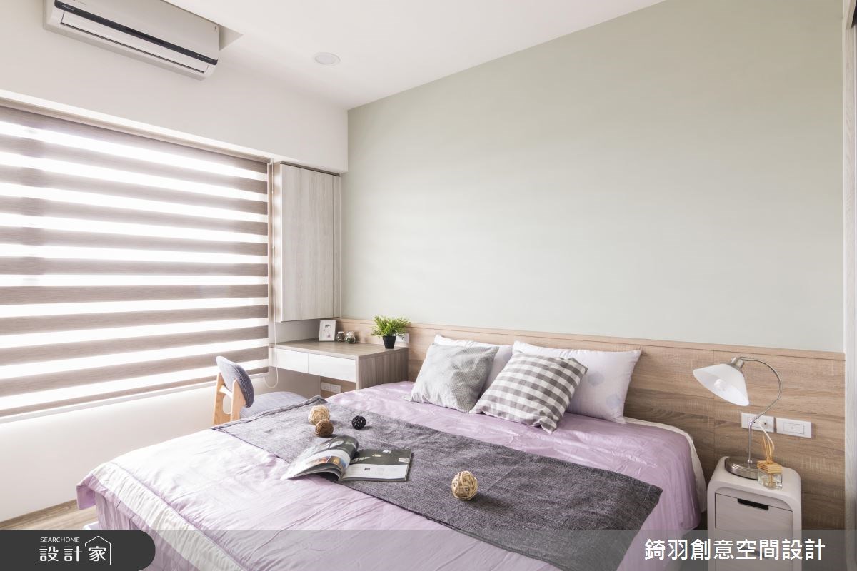 25坪新成屋(5年以下)＿北歐風臥室案例圖片＿錡羽創意空間設計＿錡羽_14之8