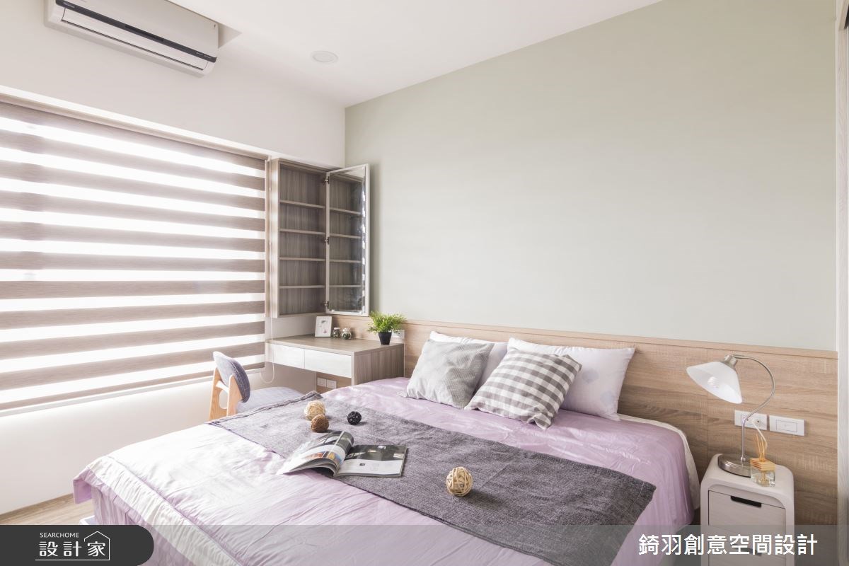 25坪新成屋(5年以下)＿北歐風臥室案例圖片＿錡羽創意空間設計＿錡羽_14之9