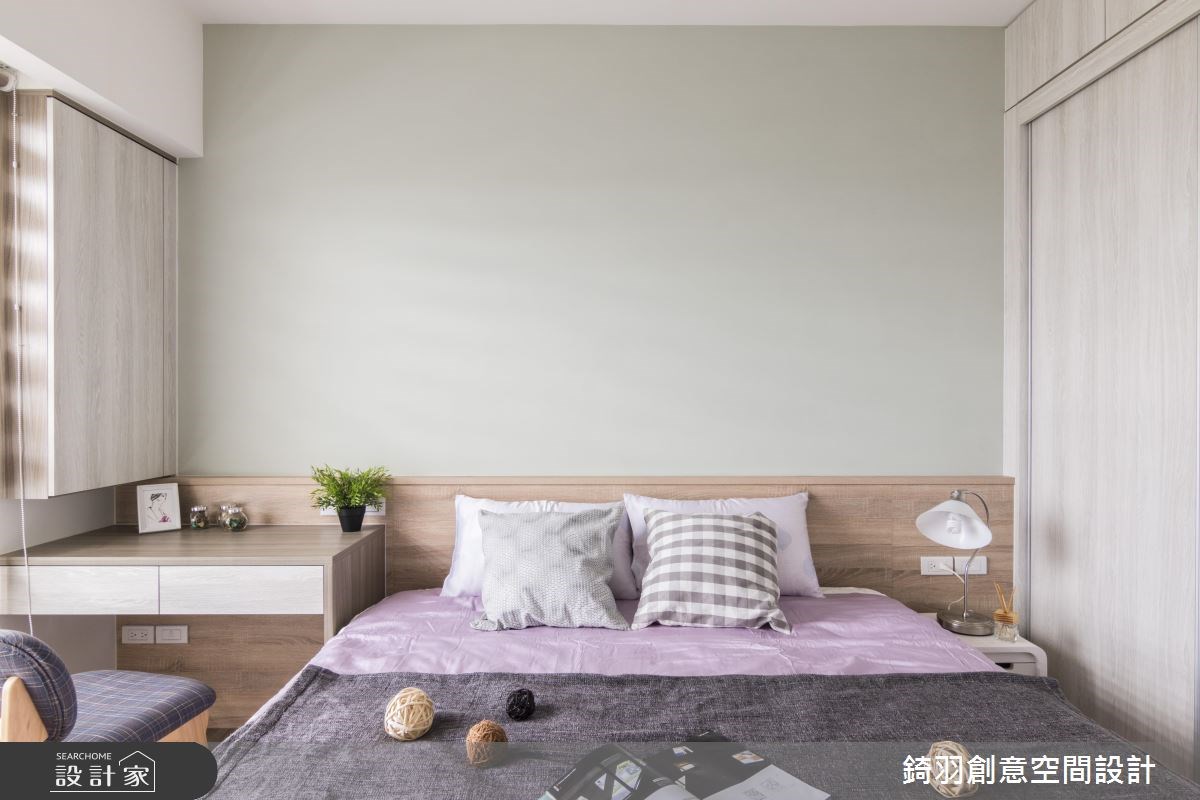 25坪新成屋(5年以下)＿北歐風臥室案例圖片＿錡羽創意空間設計＿錡羽_14之10