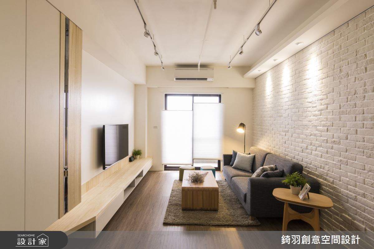 25坪新成屋(5年以下)＿北歐風客廳案例圖片＿錡羽創意空間設計＿錡羽_15之5