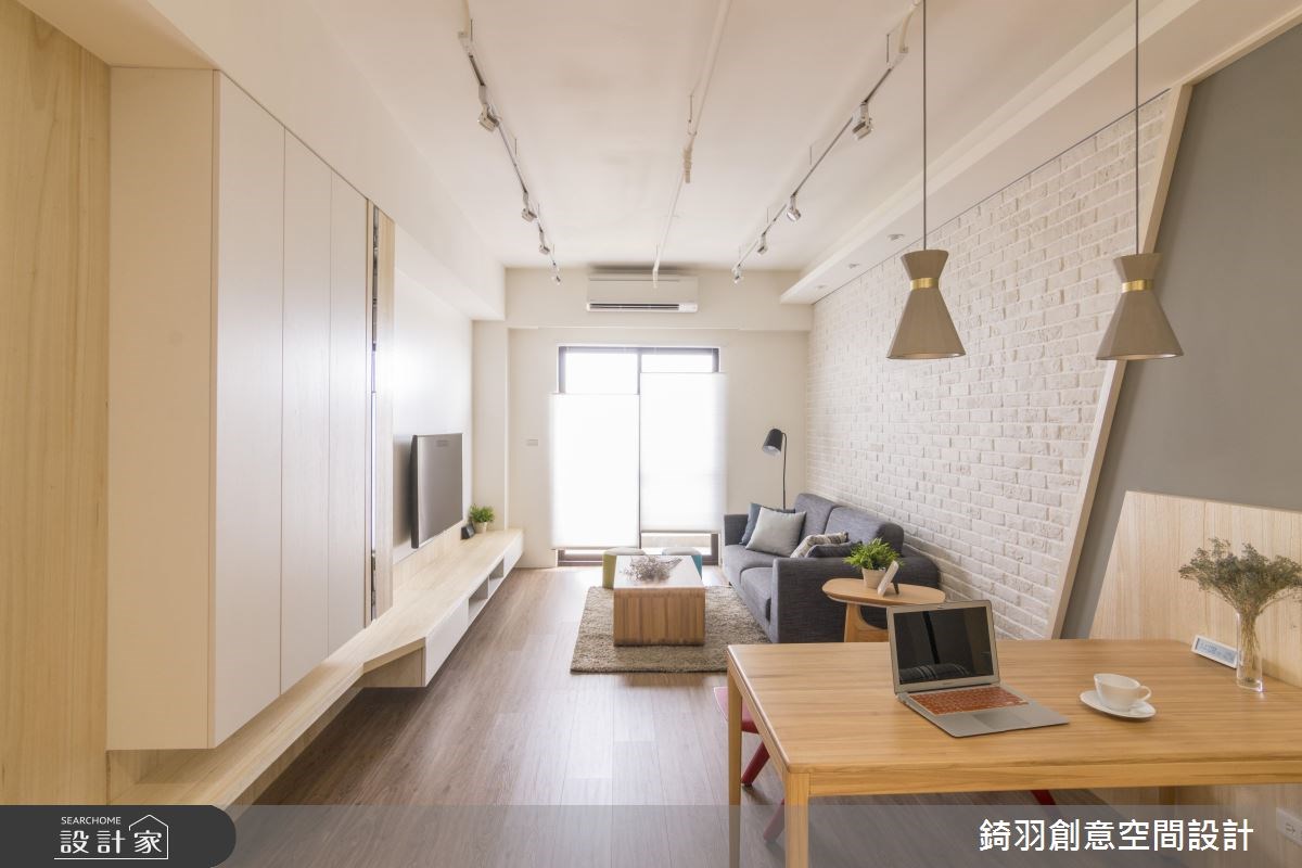 25坪新成屋(5年以下)＿北歐風客廳案例圖片＿錡羽創意空間設計＿錡羽_15之6