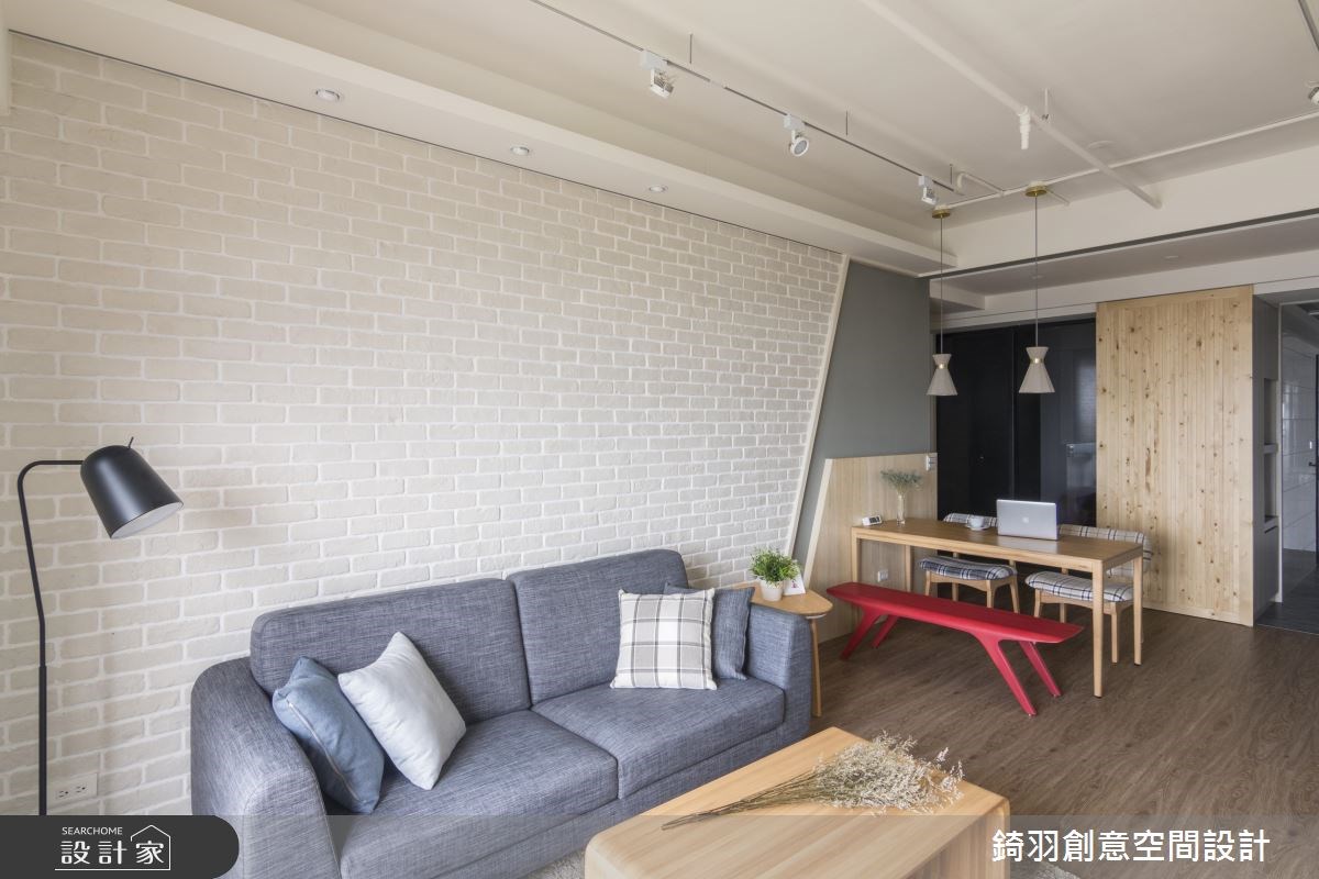 25坪新成屋(5年以下)＿北歐風客廳案例圖片＿錡羽創意空間設計＿錡羽_15之9