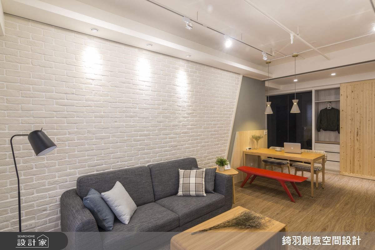 25坪新成屋(5年以下)＿北歐風客廳案例圖片＿錡羽創意空間設計＿錡羽_15之10
