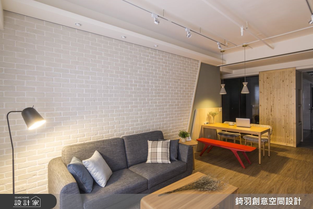 25坪新成屋(5年以下)＿北歐風客廳案例圖片＿錡羽創意空間設計＿錡羽_15之11