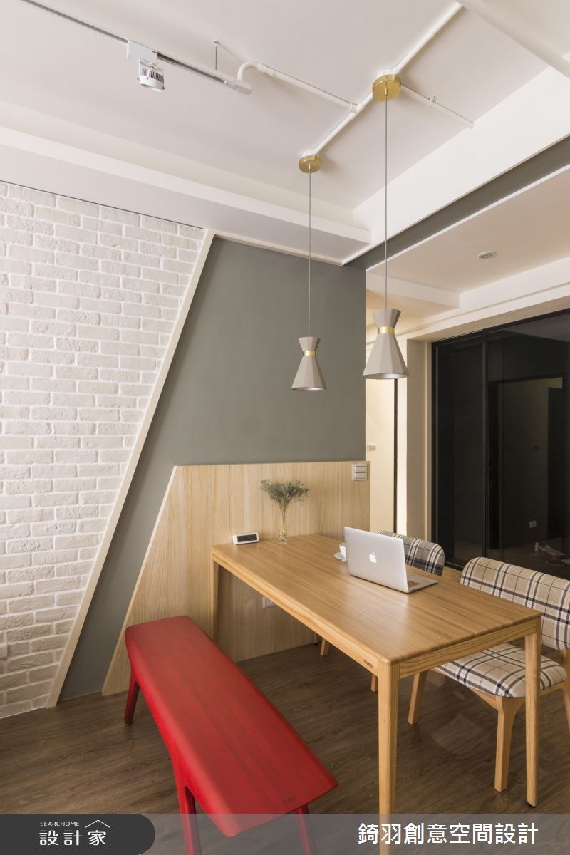 25坪新成屋(5年以下)＿北歐風餐廳案例圖片＿錡羽創意空間設計＿錡羽_15之13