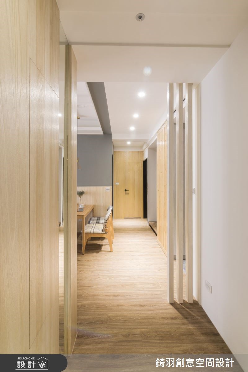 25坪新成屋(5年以下)＿北歐風走廊案例圖片＿錡羽創意空間設計＿錡羽_15之14