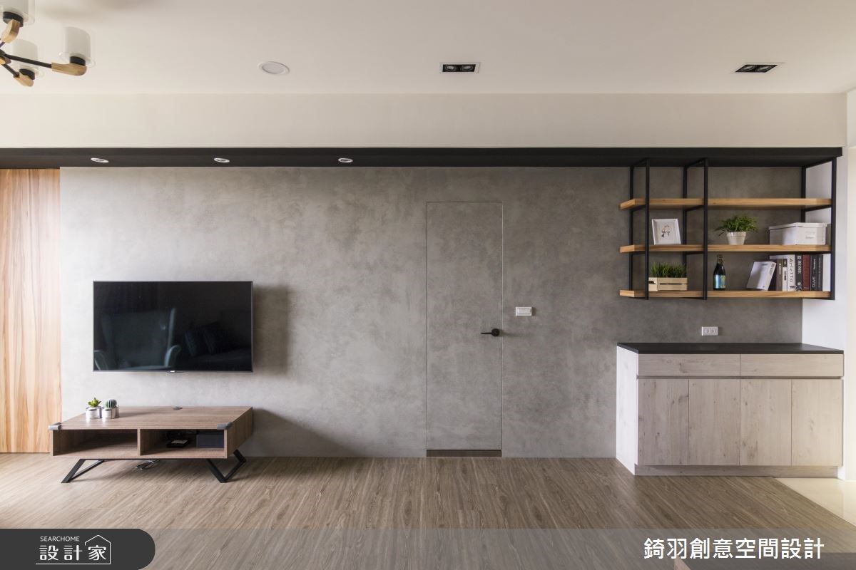 23坪新成屋(5年以下)＿簡約風客廳案例圖片＿錡羽創意空間設計＿錡羽_16之1