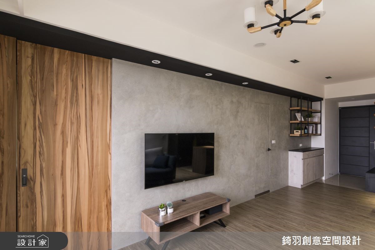 23坪新成屋(5年以下)＿簡約風客廳案例圖片＿錡羽創意空間設計＿錡羽_16之3