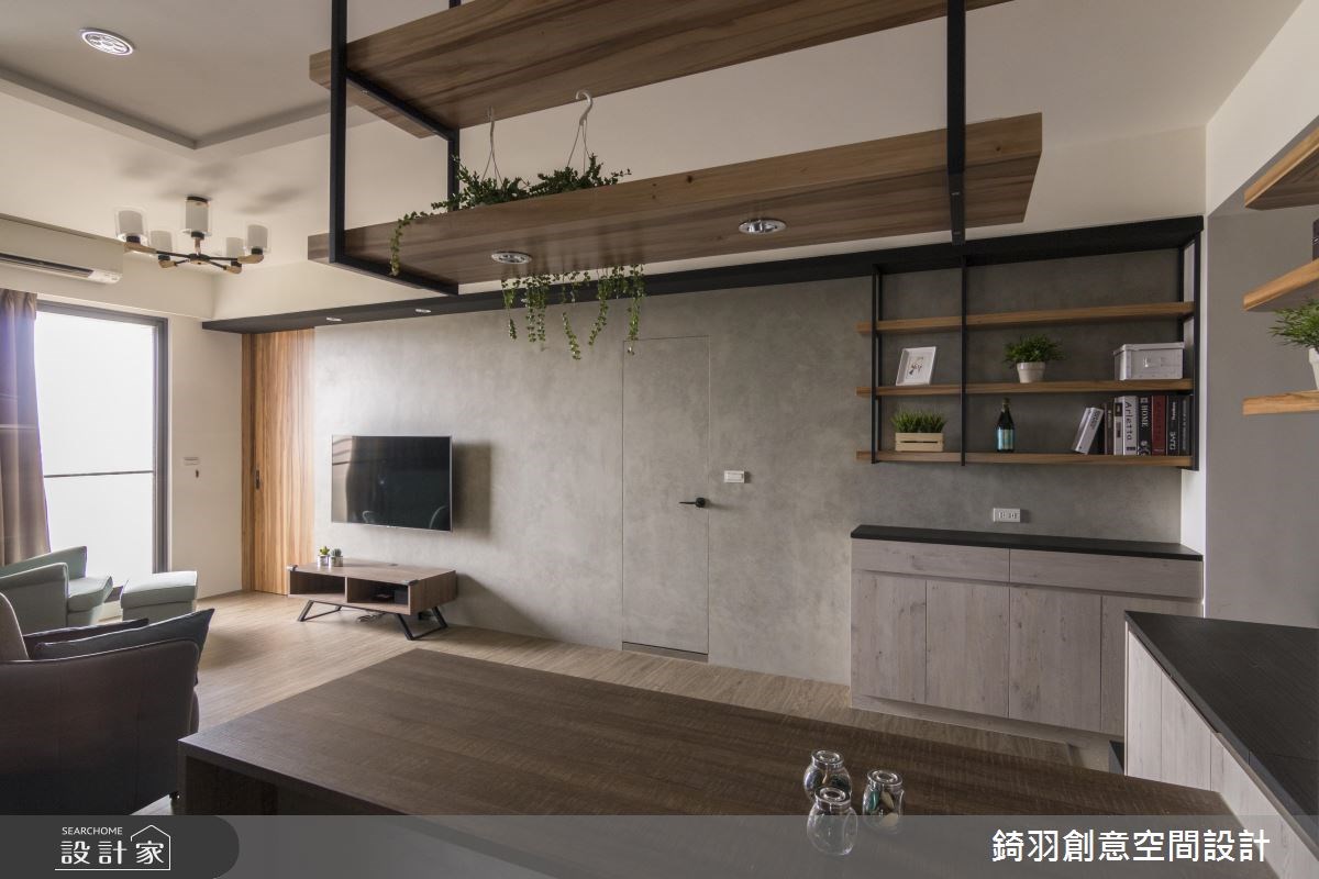 23坪新成屋(5年以下)＿簡約風客廳案例圖片＿錡羽創意空間設計＿錡羽_16之4