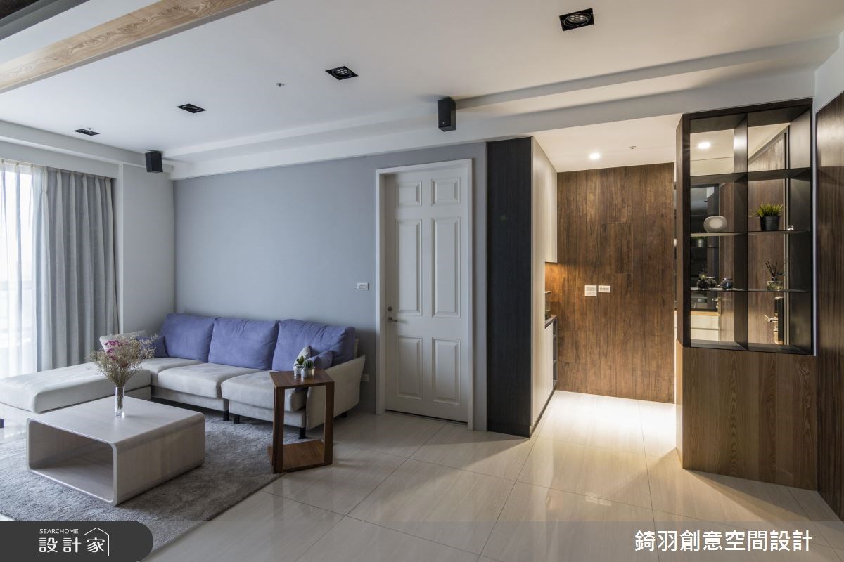34坪新成屋(5年以下)＿簡約風客廳案例圖片＿錡羽創意空間設計＿錡羽_18之4