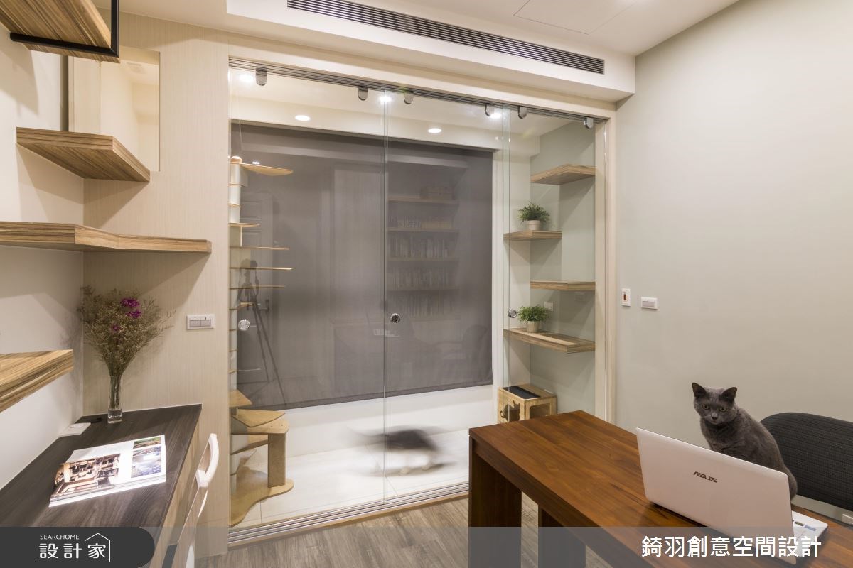 34坪新成屋(5年以下)＿簡約風書房寵物案例圖片＿錡羽創意空間設計＿錡羽_18之10