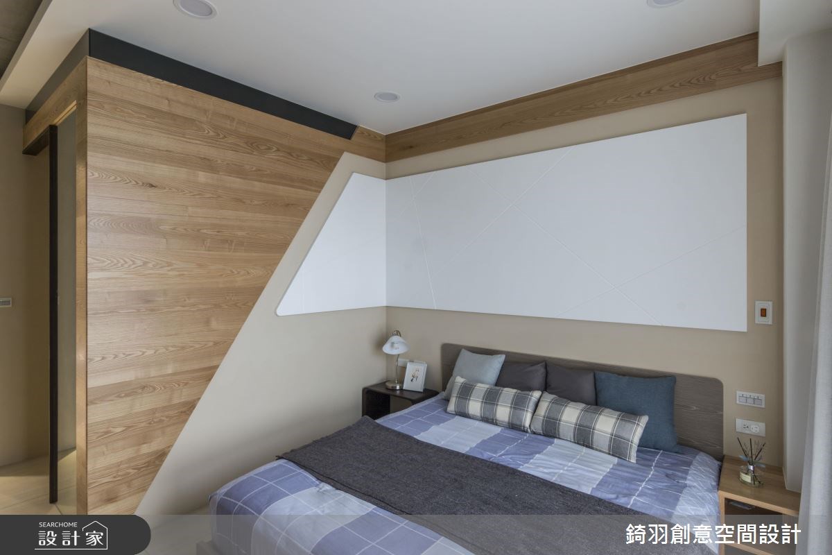 34坪新成屋(5年以下)＿簡約風臥室案例圖片＿錡羽創意空間設計＿錡羽_18之14