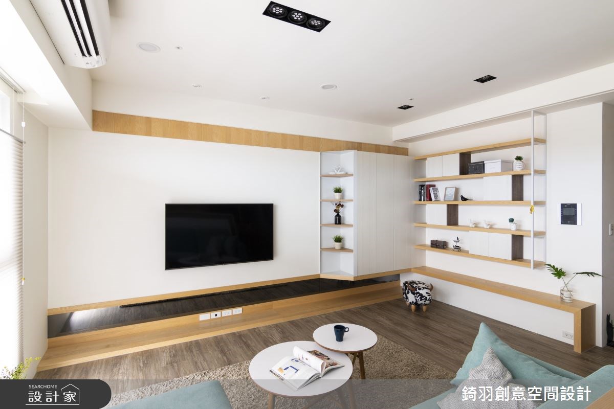 25坪新成屋(5年以下)＿北歐風客廳案例圖片＿錡羽創意空間設計＿錡羽_19之2