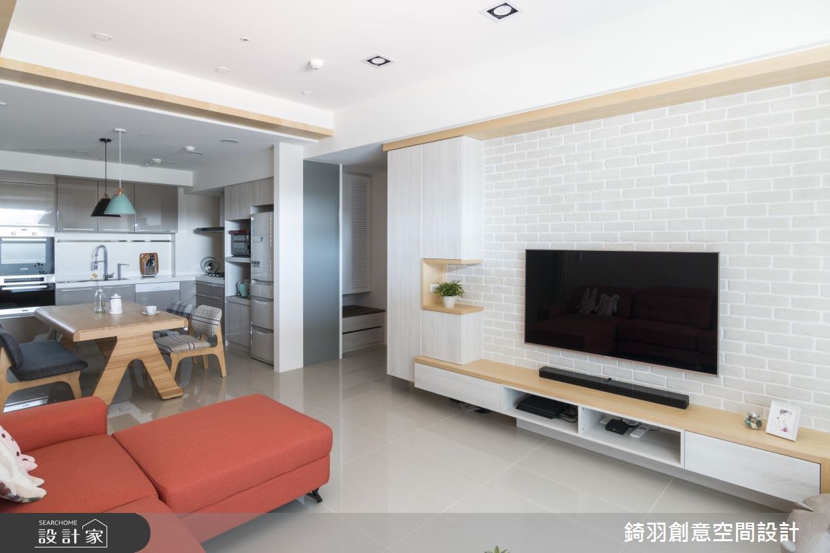 25坪新成屋(5年以下)＿北歐風客廳案例圖片＿錡羽創意空間設計＿錡羽_20之2