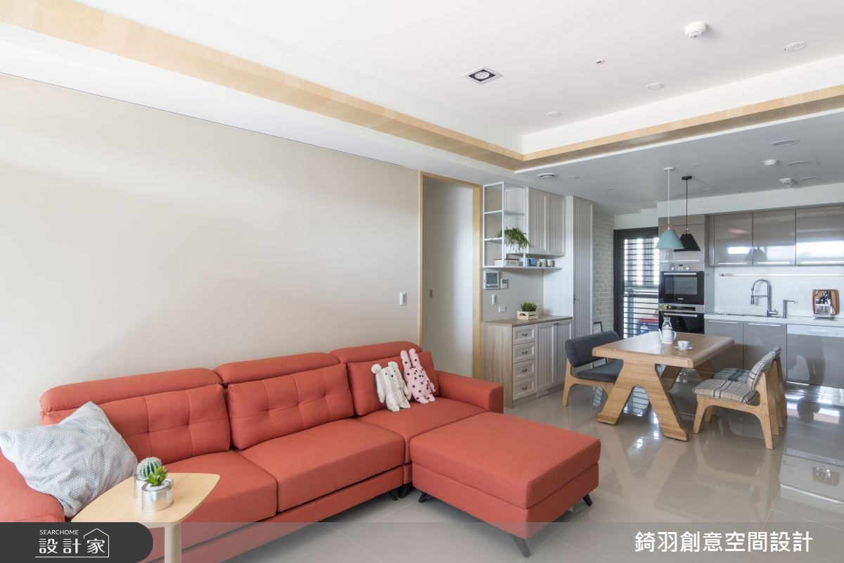 25坪新成屋(5年以下)＿北歐風客廳案例圖片＿錡羽創意空間設計＿錡羽_20之3