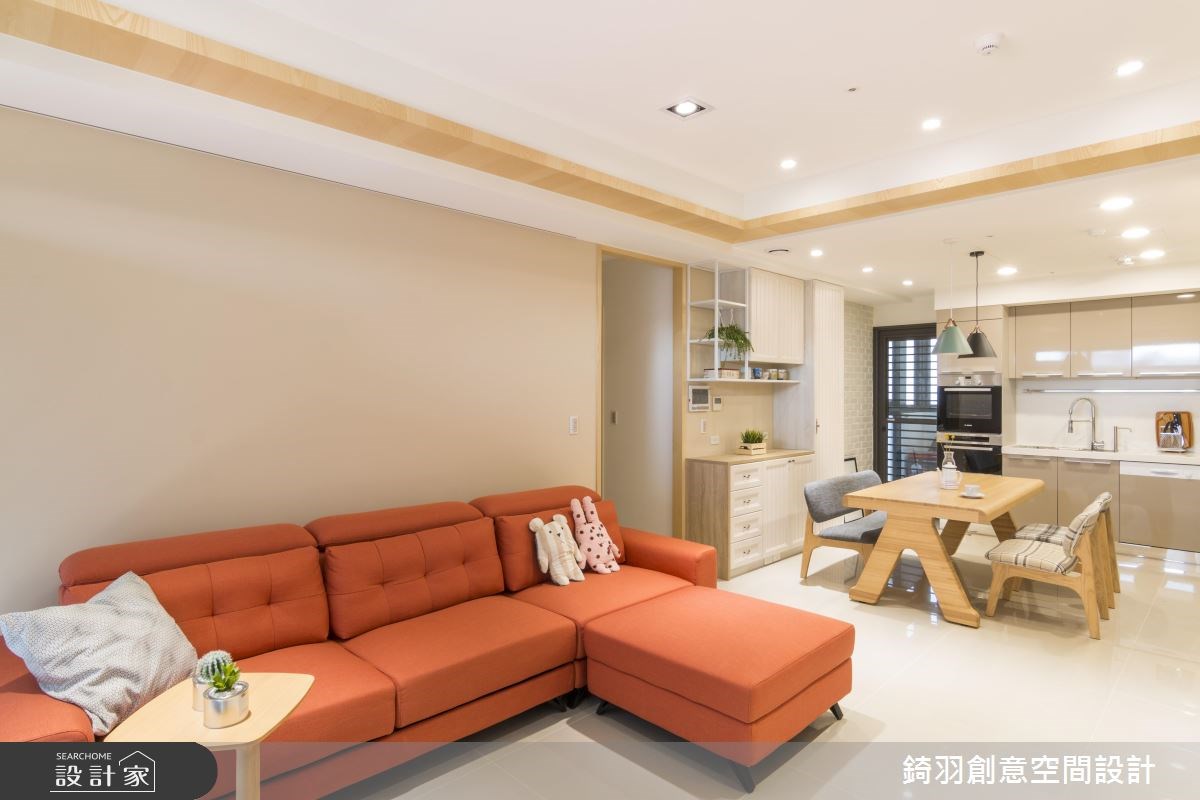 25坪新成屋(5年以下)＿北歐風客廳案例圖片＿錡羽創意空間設計＿錡羽_20之9