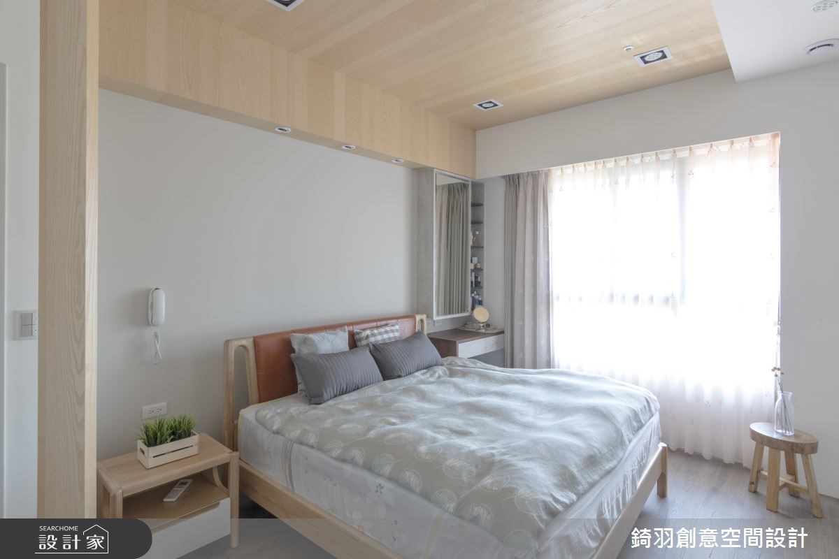 25坪新成屋(5年以下)＿北歐風臥室案例圖片＿錡羽創意空間設計＿錡羽_20之11