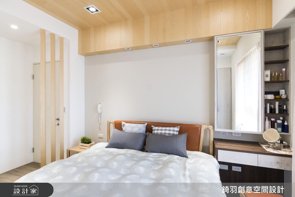 25坪新成屋(5年以下)＿北歐風臥室案例圖片＿錡羽創意空間設計＿錡羽_20之12