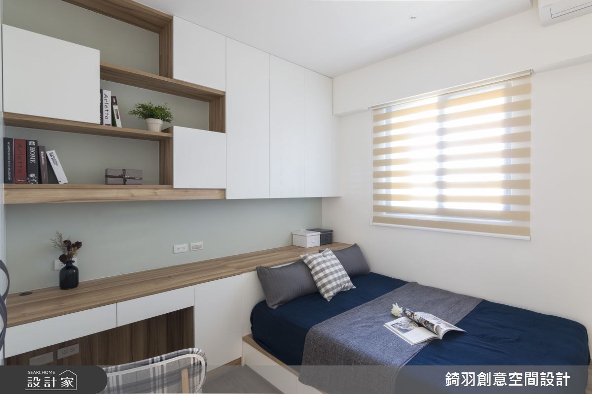 25坪新成屋(5年以下)＿北歐風臥室案例圖片＿錡羽創意空間設計＿錡羽_20之13