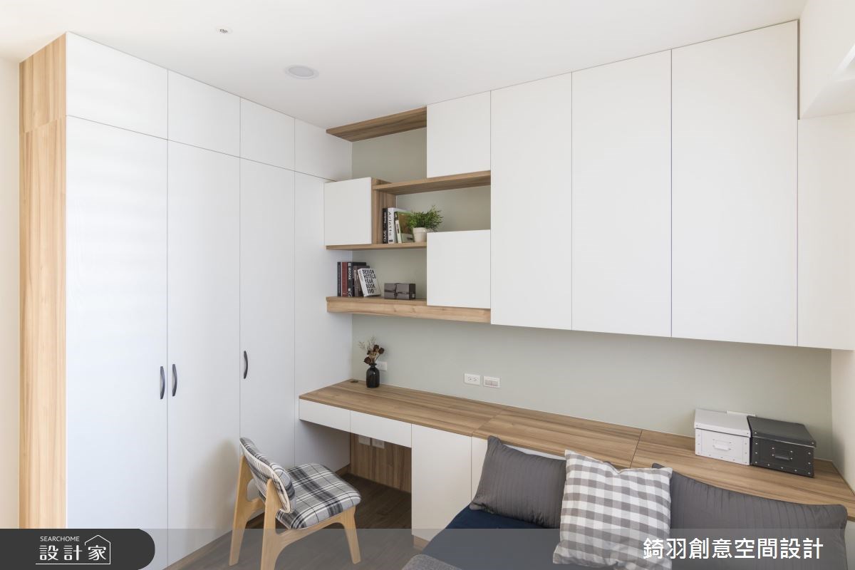 25坪新成屋(5年以下)＿北歐風臥室案例圖片＿錡羽創意空間設計＿錡羽_20之14