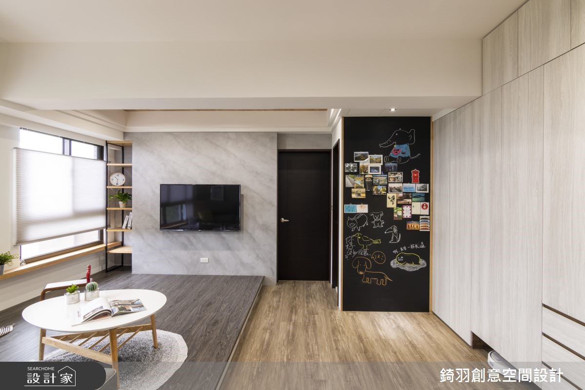 15坪新成屋(5年以下)＿工業風客廳案例圖片＿錡羽創意空間設計＿錡羽_21之1