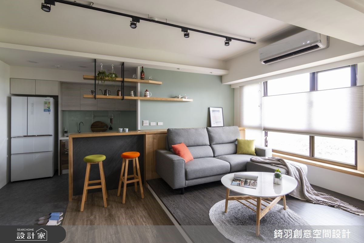15坪新成屋(5年以下)＿工業風客廳案例圖片＿錡羽創意空間設計＿錡羽_21之11