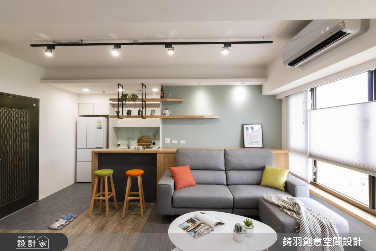 15坪新成屋(5年以下)＿工業風客廳案例圖片＿錡羽創意空間設計＿錡羽_21之3