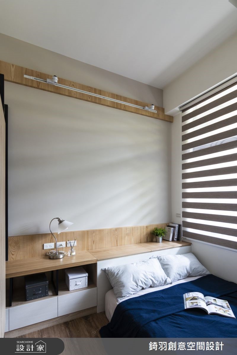 25坪新成屋(5年以下)＿簡約風臥室案例圖片＿錡羽創意空間設計＿錡羽_22之8