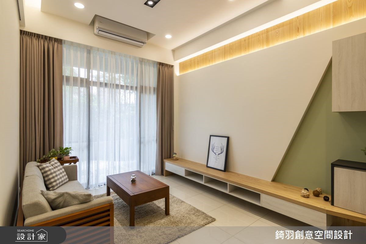 25坪新成屋(5年以下)＿簡約風客廳案例圖片＿錡羽創意空間設計＿錡羽_22之1