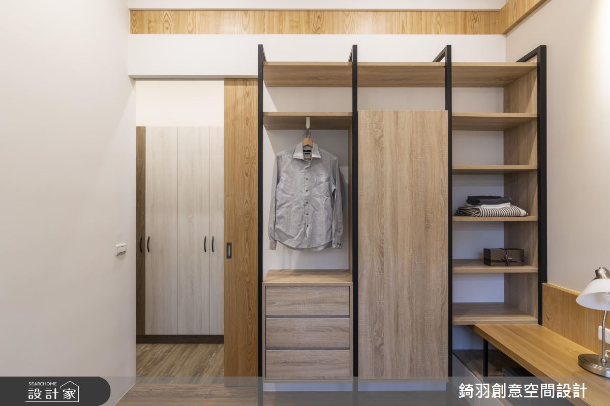 25坪新成屋(5年以下)＿簡約風臥室案例圖片＿錡羽創意空間設計＿錡羽_22之11