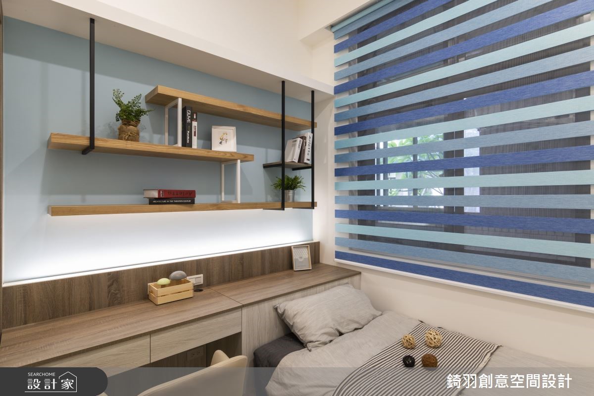 25坪新成屋(5年以下)＿簡約風臥室案例圖片＿錡羽創意空間設計＿錡羽_22之13