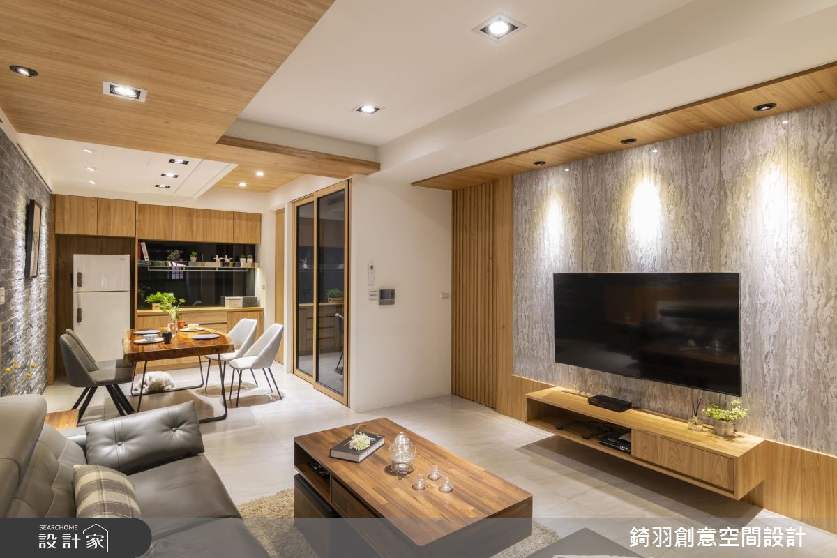 95坪老屋(16~30年)＿混搭風客廳餐廳案例圖片＿錡羽創意空間設計＿錡羽_23之4
