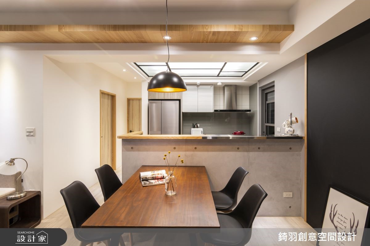 25坪預售屋＿工業風餐廳案例圖片＿錡羽創意空間設計＿錡羽_24之6