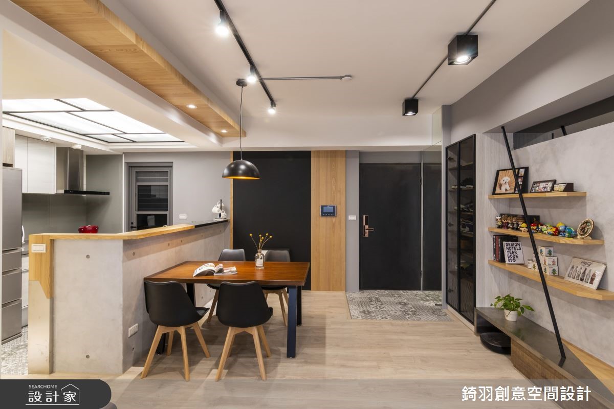 25坪預售屋＿工業風餐廳案例圖片＿錡羽創意空間設計＿錡羽_24之4