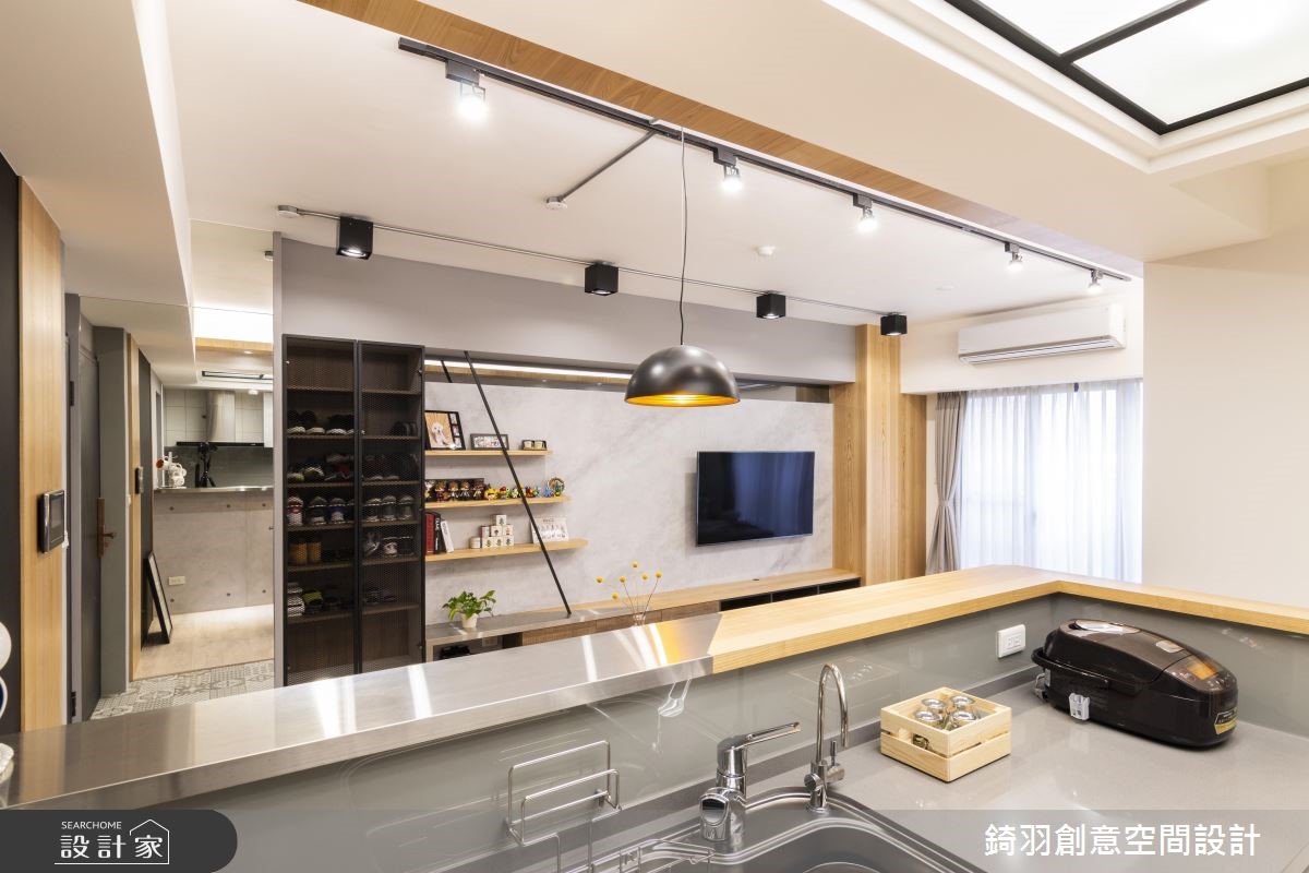 25坪預售屋＿工業風廚房案例圖片＿錡羽創意空間設計＿錡羽_24之9