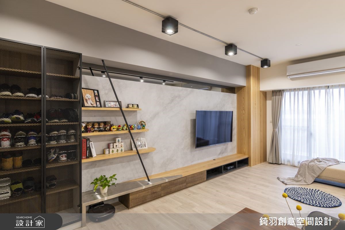 25坪預售屋＿工業風客廳案例圖片＿錡羽創意空間設計＿錡羽_24之1