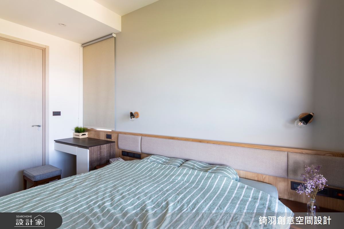 25坪新成屋(5年以下)＿簡約風臥室案例圖片＿錡羽創意空間設計＿錡羽_25之9