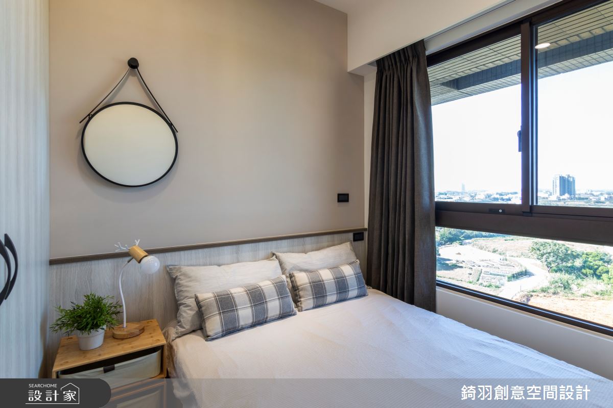 25坪新成屋(5年以下)＿簡約風臥室案例圖片＿錡羽創意空間設計＿錡羽_25之10