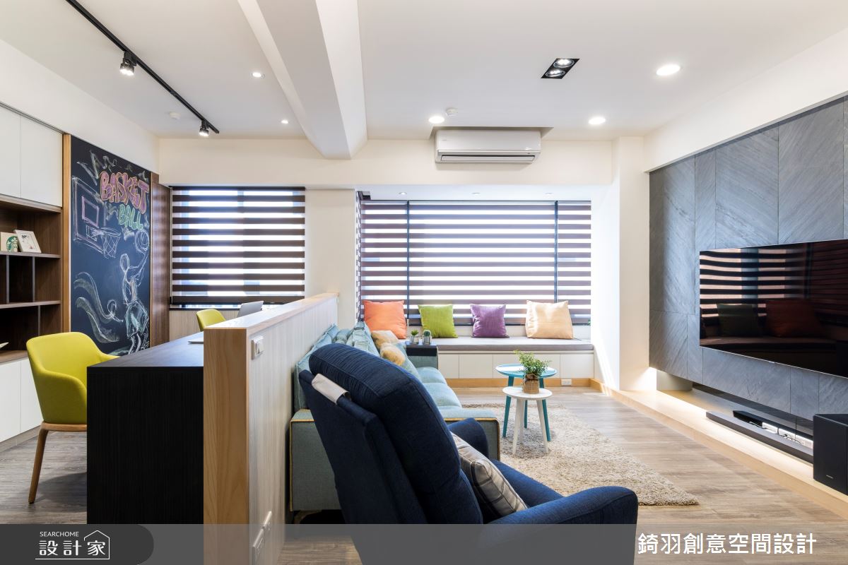 45坪老屋(16~30年)＿簡約風客廳案例圖片＿錡羽創意空間設計＿錡羽_26之5