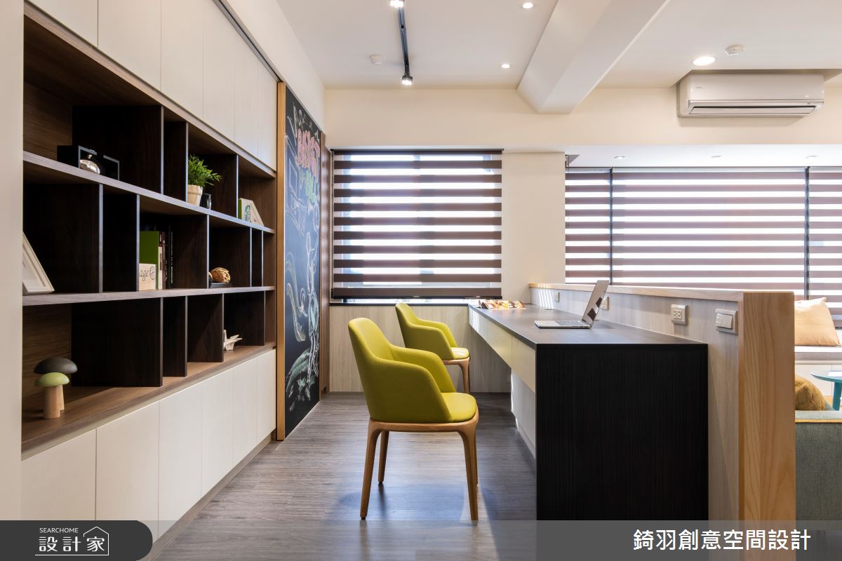 45坪老屋(16~30年)＿簡約風書房案例圖片＿錡羽創意空間設計＿錡羽_26之8